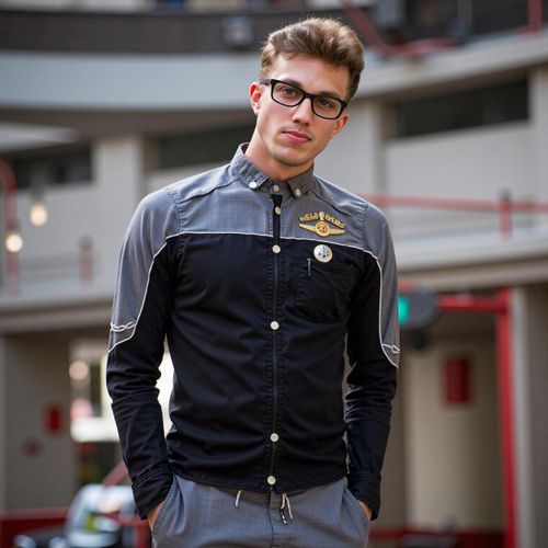 Showcase image for Sci-Fi Universe - Prompt: a photo of me MAN as a starship captain on the bridge of their ship, half body shot. MAN looking commanding.